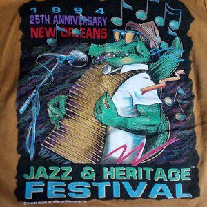Vintage New Orleans Jazz & Heritage Festival 1994 Tank Top